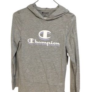 Girls Champion hooded tee size YXL